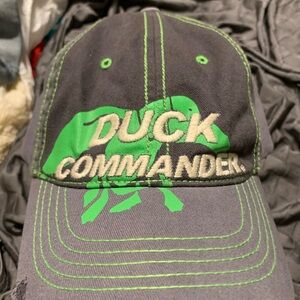 Duck Commander Kids Hat - Gray and Green, NWT! Hunting, Fishing, Outdoorsman